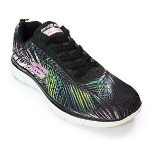 Skechers Women's Flex Appeal 2.0 Sneaker Tropical Multicolor Comfort Shoe Size 9